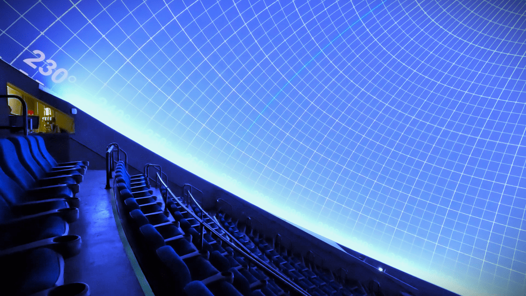 Interior of the Dome planetarium